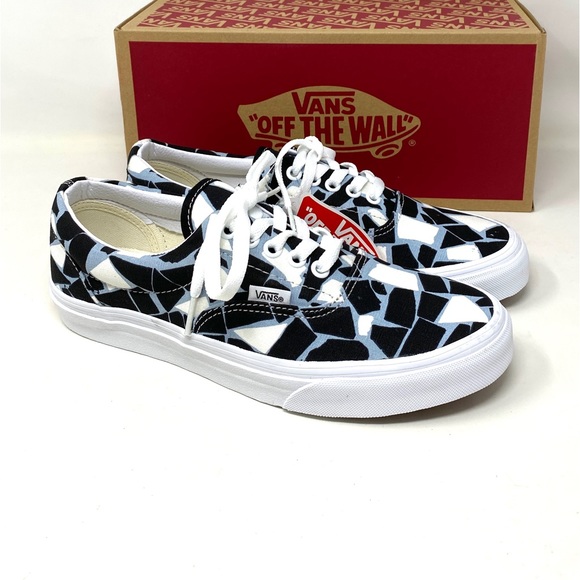 Vans Era Black White Skate Casual Shoes Men's Size Low Top Canvas VN0A54F19M1 - Picture 14 of 15